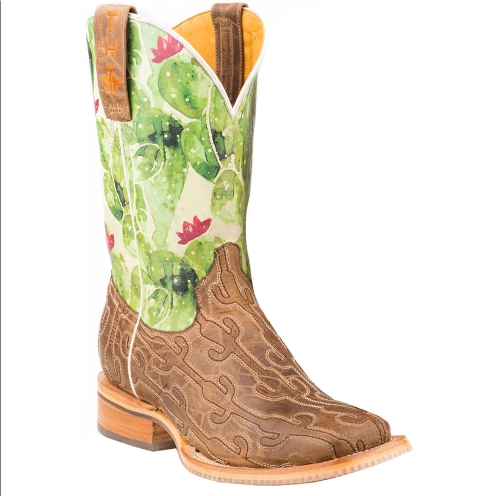 Brand new in box Tin Haul Cactus cowboy boot
